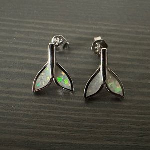 Mermaid stud earrings